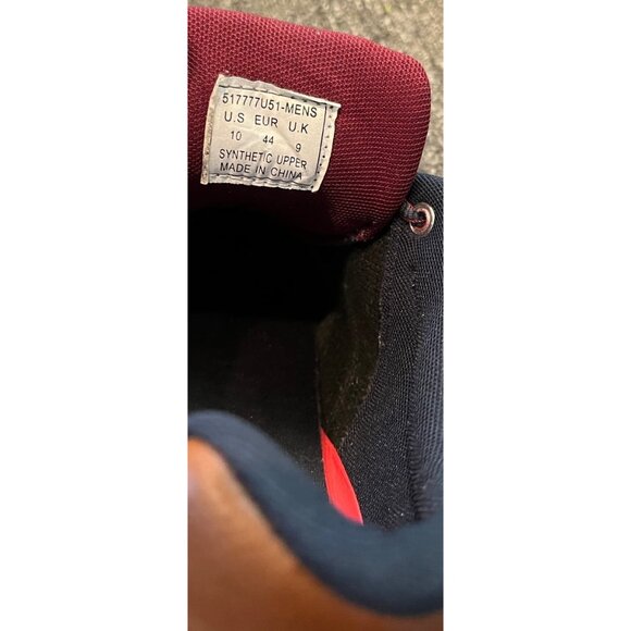 LEVI’S MEN'S SHOES 517777-U51 MILES PERFORMANCE NAVY BLUE/BURGUNDY SIZE 10 - Picture 7 of 8